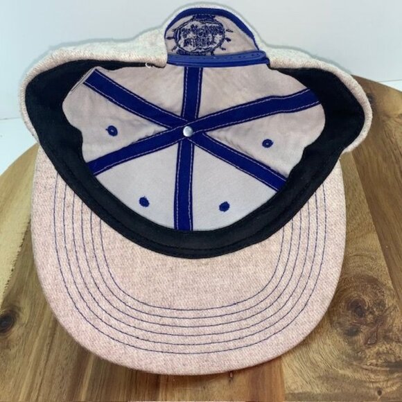 Snapple Blue Gray Wool 43% Snapback Adjustable Hat OSFM - Picture 9 of 11
